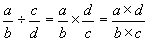 dividing fractions
