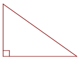 a right-angled triangle